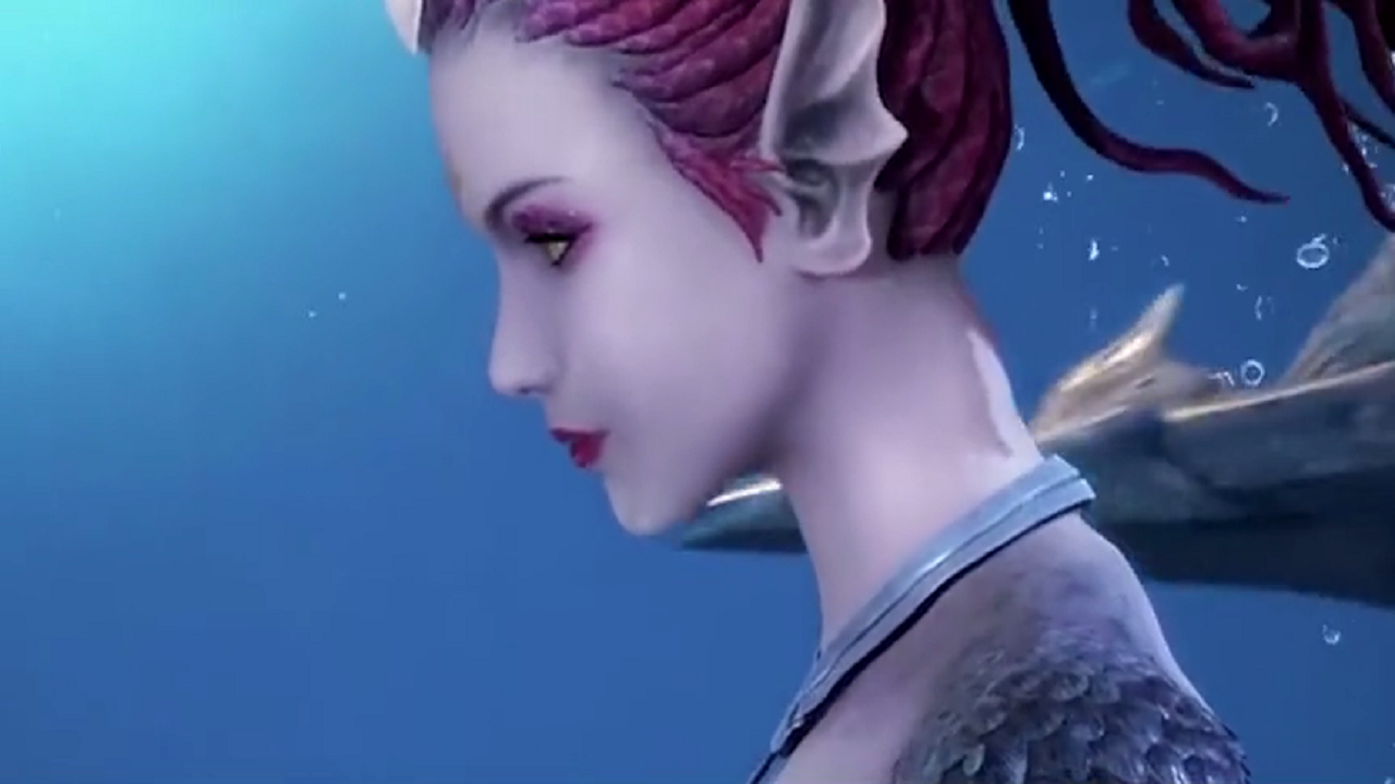 武庚纪:海妖人鱼公主亮相,烈焰红唇美到哭,武庚差点心动