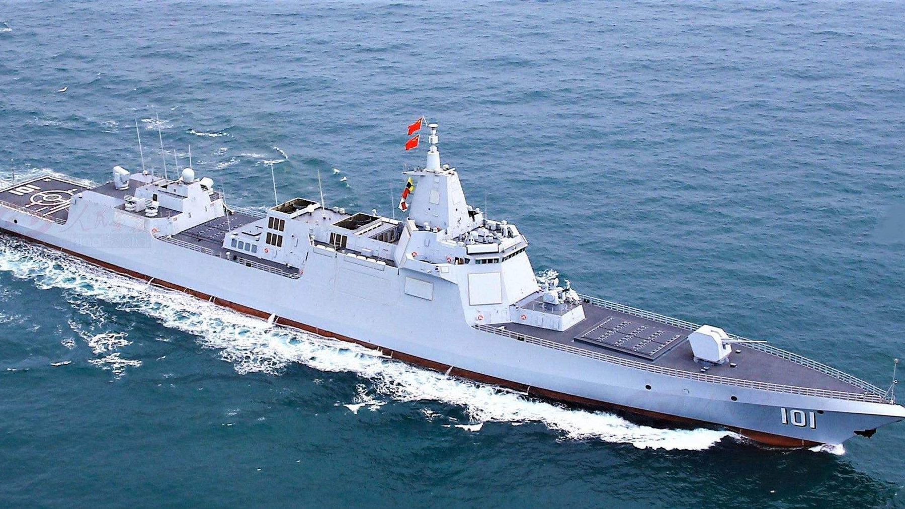 南昌舰海上补给曝光,两艘军舰以相差不超过1节的速度通向航行