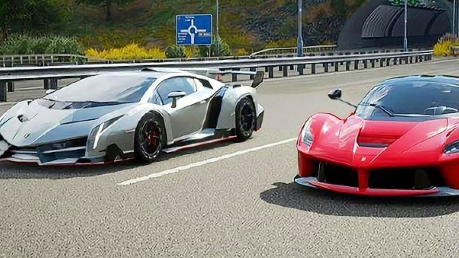 兰博基尼毒药vs法拉利拉法,两大厂牌世纪对战,差距竟然这么大