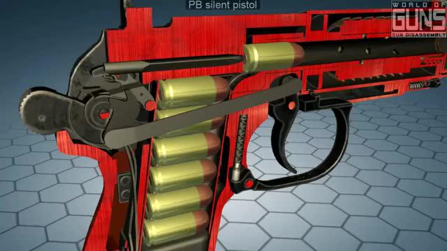 射击没有声音的无声手枪3d动画演示它的工作原理_新浪新闻