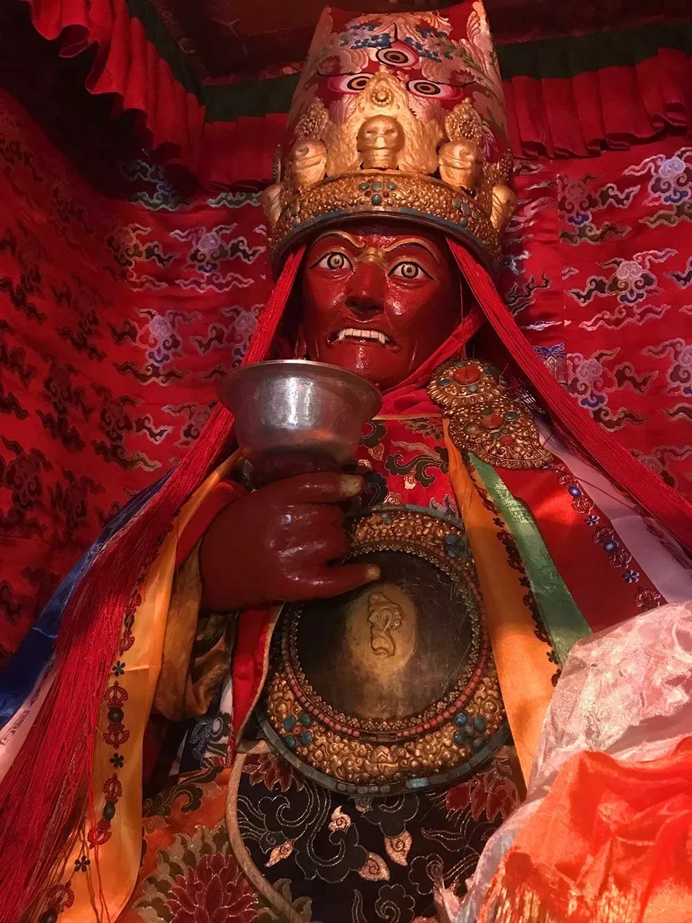 丹杰林寺的主供护法:紫玛尔护法