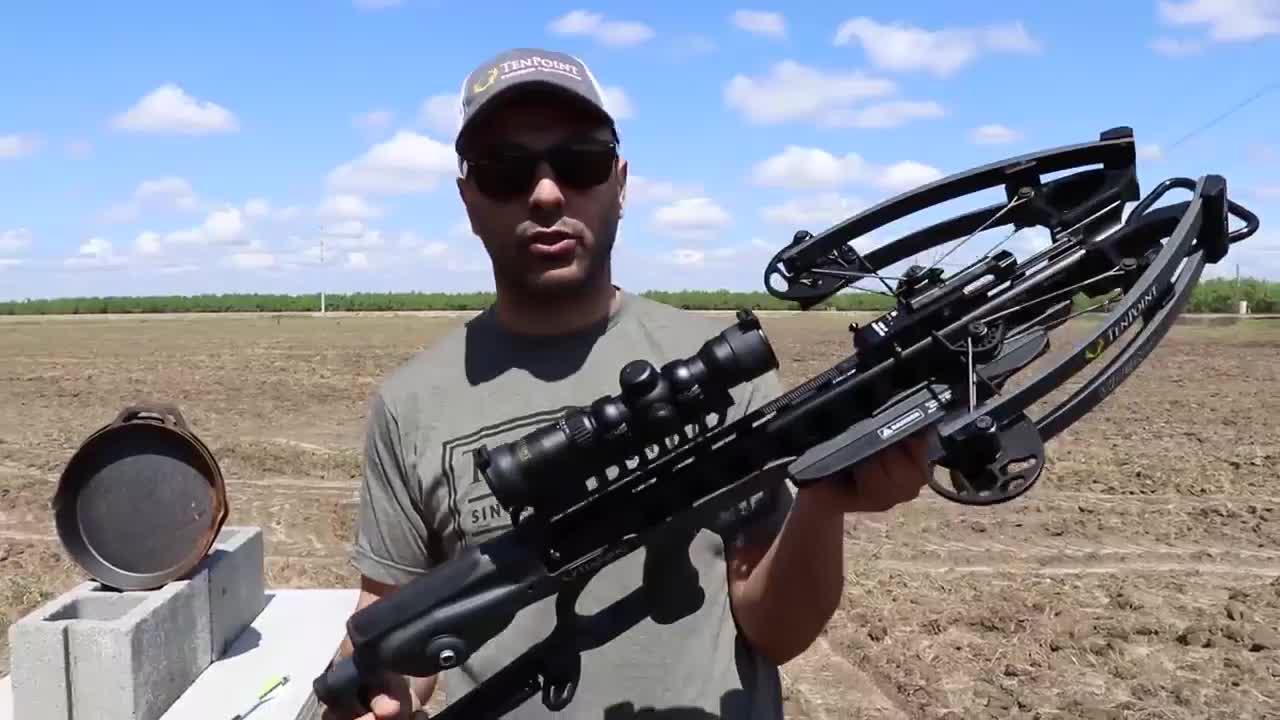 强大的现代化弓弩能击穿铁锅和实木吗