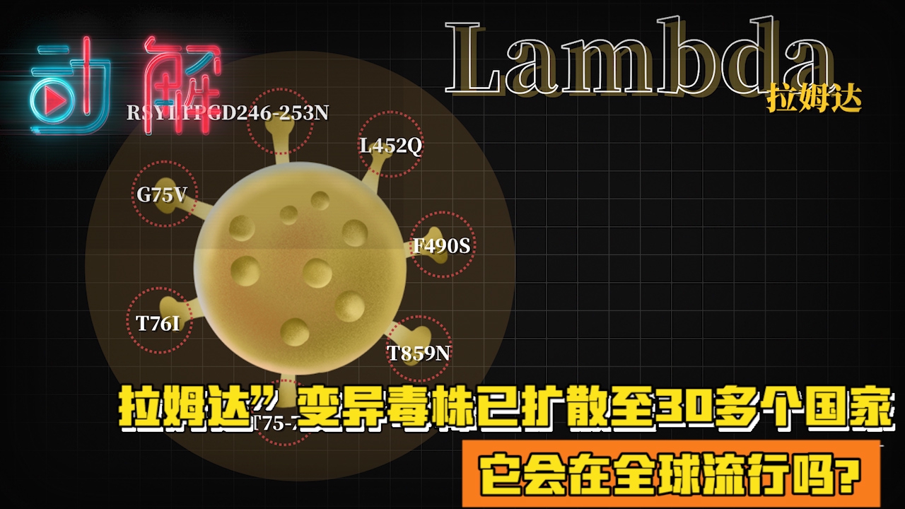 "拉姆达"变异毒株已扩散至30多个国家 它会在全球流行吗?