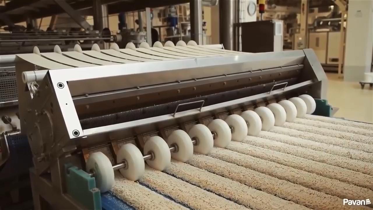 方便面生产流水线长见识了