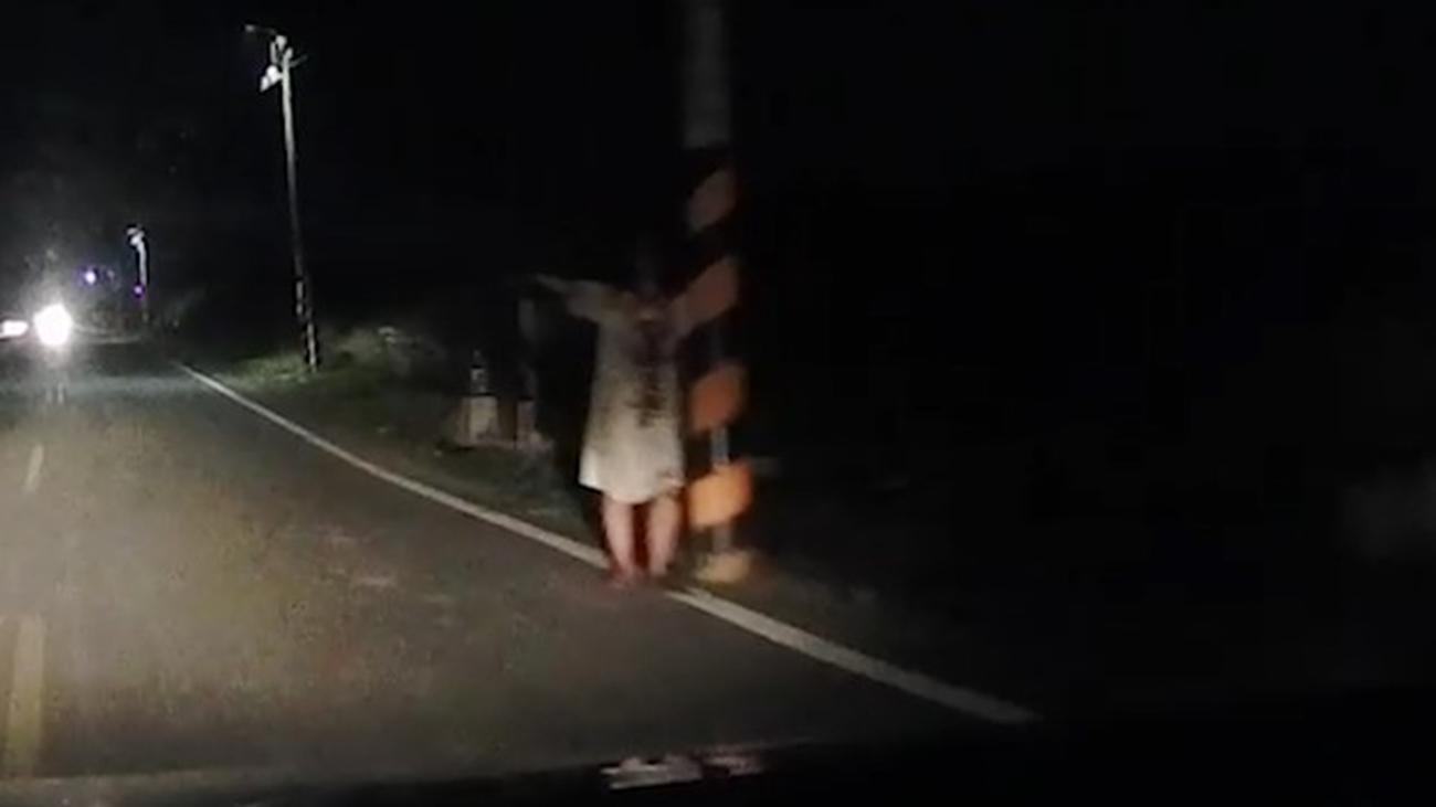 凌晨女子公墓边招手拦车 小车司机见其一身白衣吓到不敢停