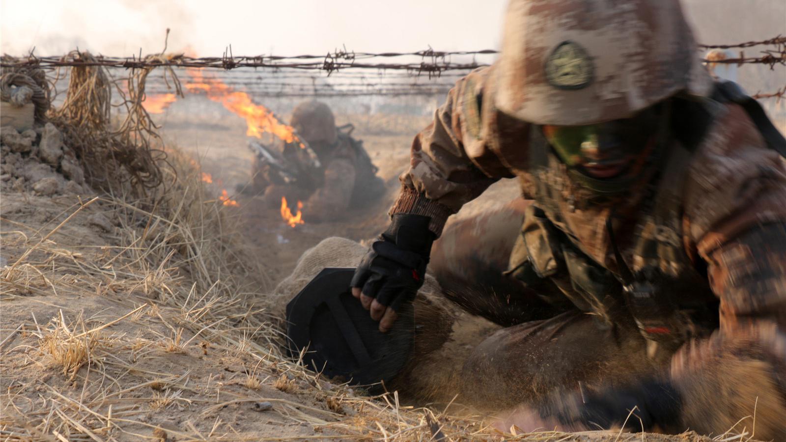 陆军工程兵"战味"十足的开辟通路行动拉开帷幕!