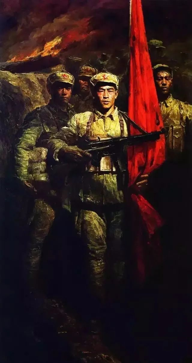 油画里的军人,致敬那些"最可爱的人"!