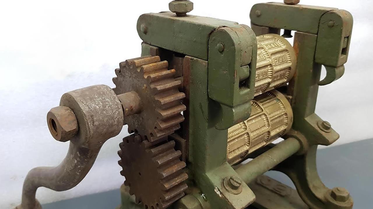 修复一台生锈的复杂机器看到最后才知道干啥用的