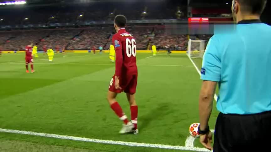 足坛最狡猾的角球阿诺德骗过巴萨防线助奥里吉绝杀