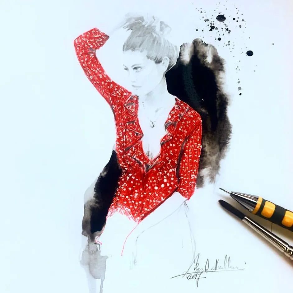 画到皮肤上还是不要经常尝试哟毕竟洗掉太需要时间了长期的搓洗皮肤上