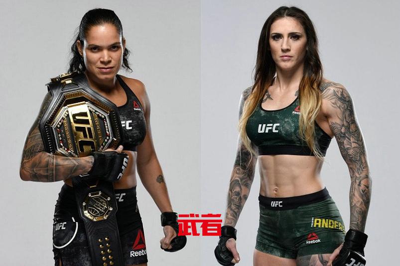 ufc 256:阿曼达·努涅斯羽量级冠军卫冕战对阵梅根·安德森