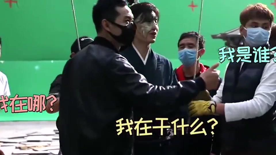 琉璃幕后花絮看上去高冷的成毅吊威亚的样子有点沙雕