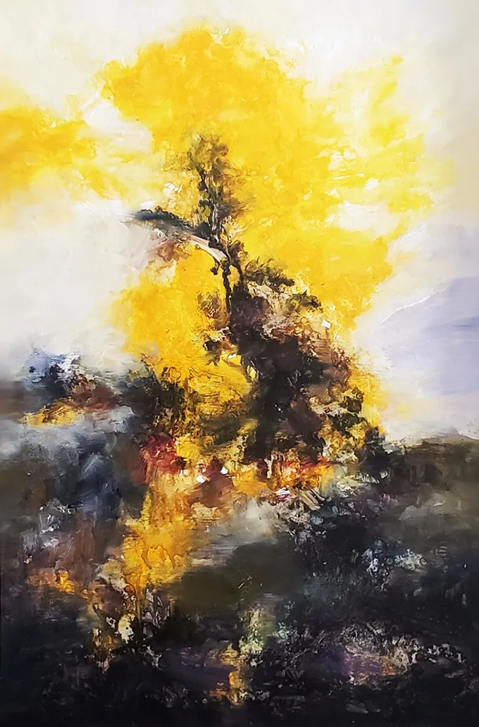 意象造型艺术家罗若娜的绘画作品