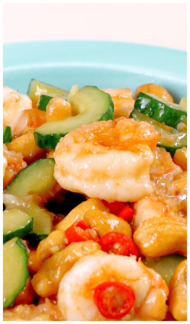 腰果虾仁的做法