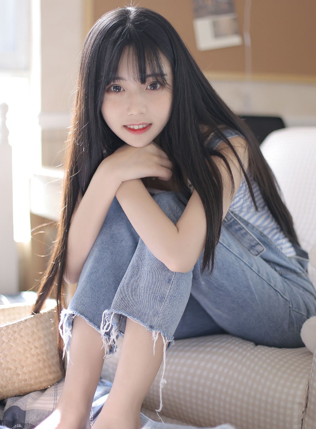 长发美女清新动人唯美私房写真