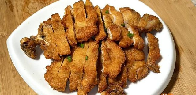 大排不要再去外面买了,自己在家炸,又香又酥,干净卫生,好吃!