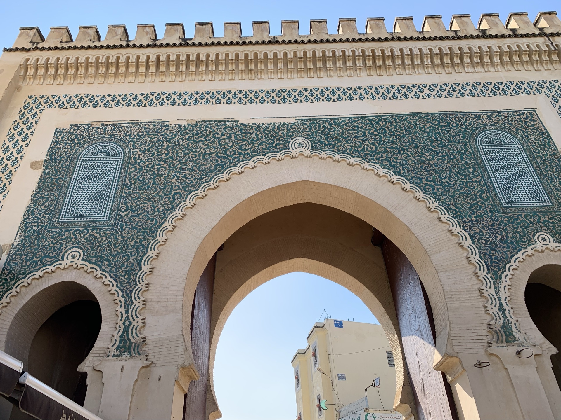 北非 摩洛哥 非斯 布日卢蓝门