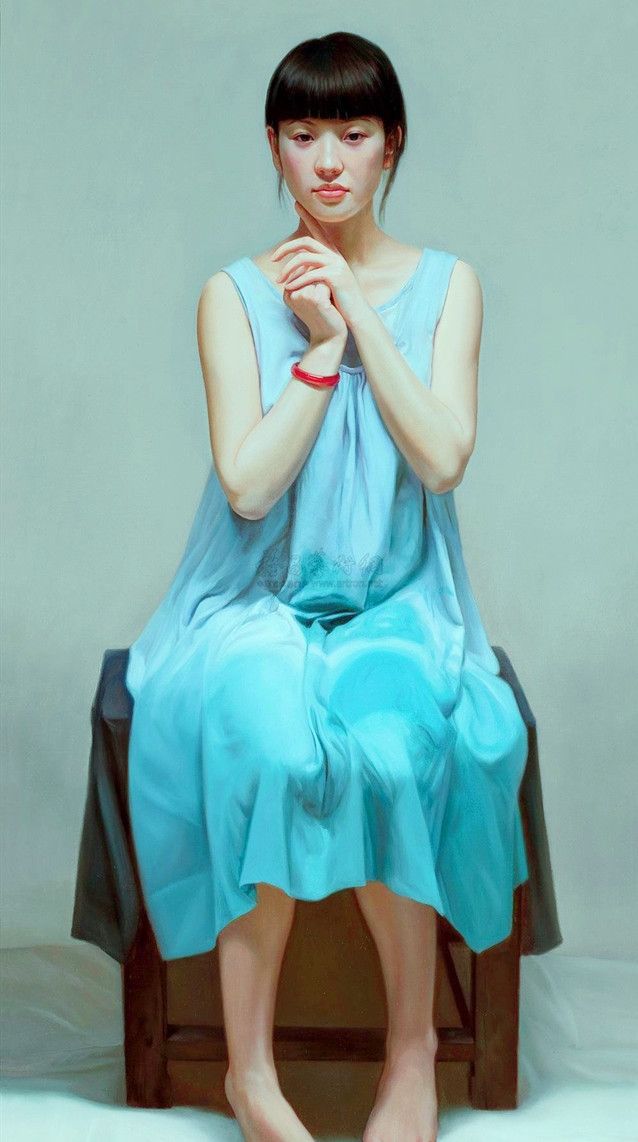 范学贤写实人物油画作品__财经头条