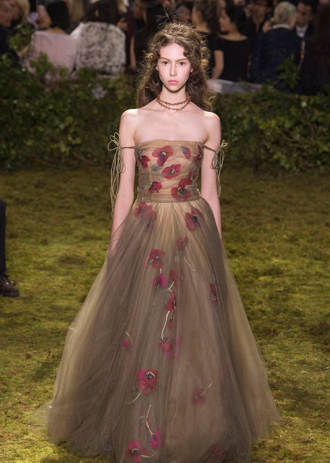 迪奥2017森林精灵礼裙一场森林盛宴