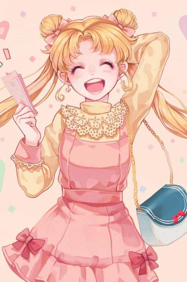 二维动画插图赏析:桃花燃烧的爱情乐瑟鸣,花似美丽的愿望和倾向