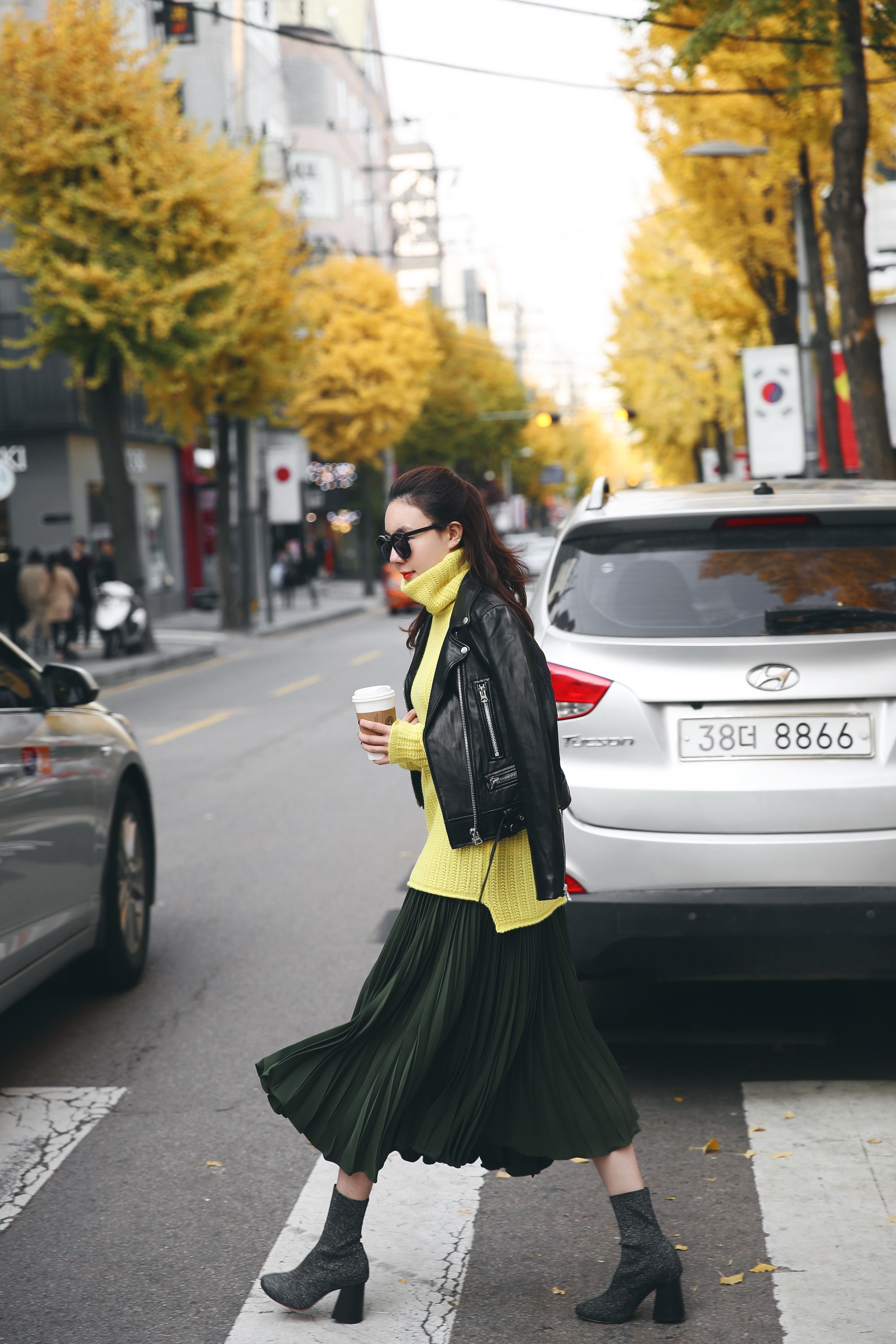 韩国模特美女时尚女装街拍