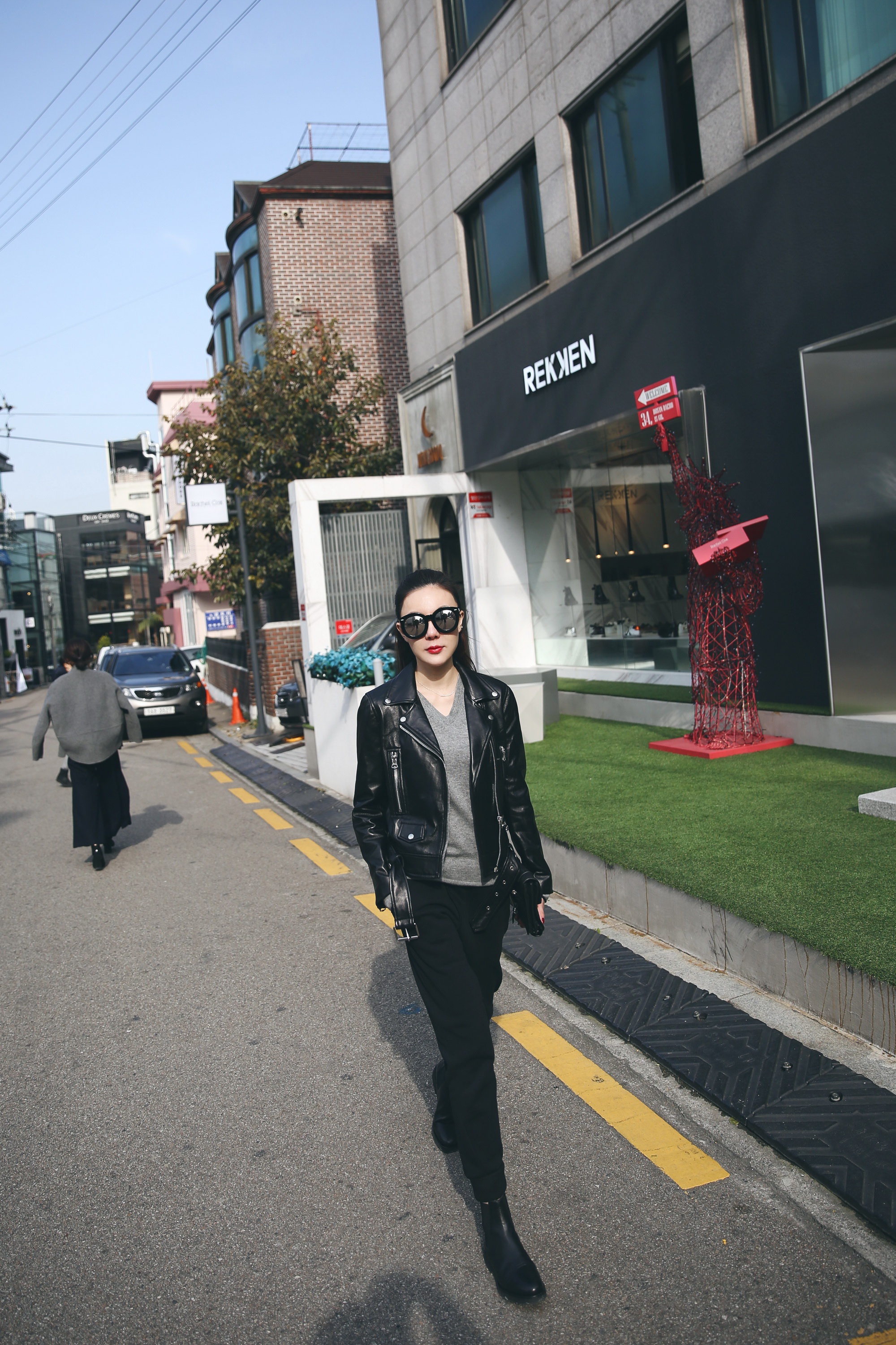 韩国模特时装走秀街拍美图美女