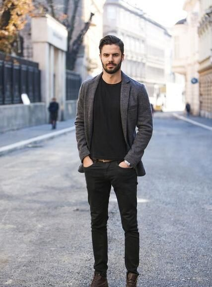 时尚又成熟的质感搭配!商务型男必学的正式休闲风