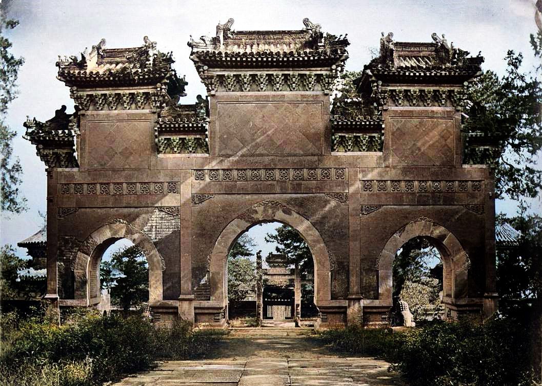 老照片:1879年古色古香的北京碧云寺_高清图集_新浪网