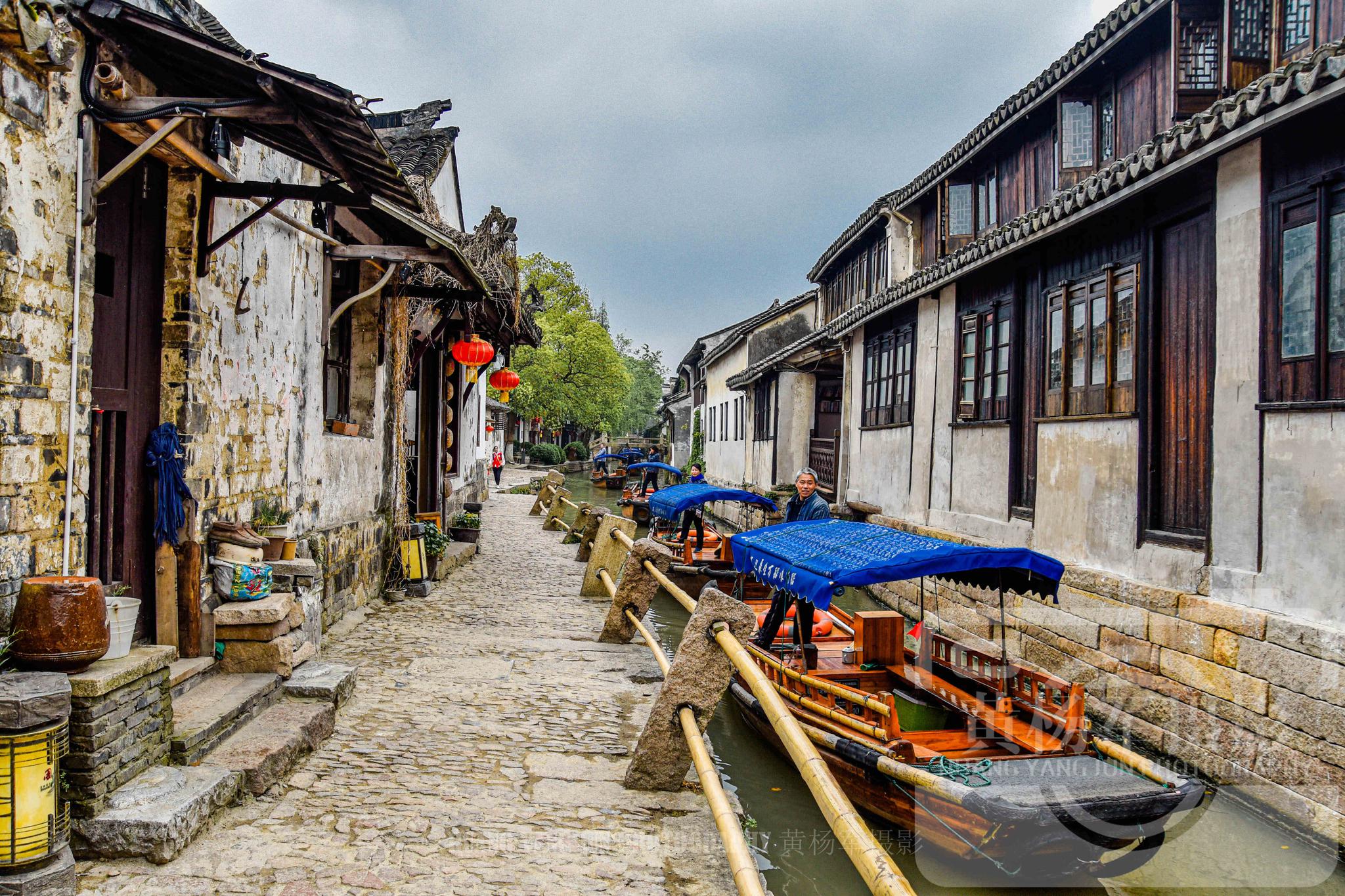 苏州周庄古镇的古韵,安静古朴的江南水乡美丽如画,景色让人着迷