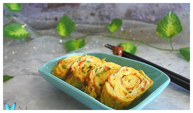 营养美味的蔬菜鸡蛋卷低脂低卡好吃不胖