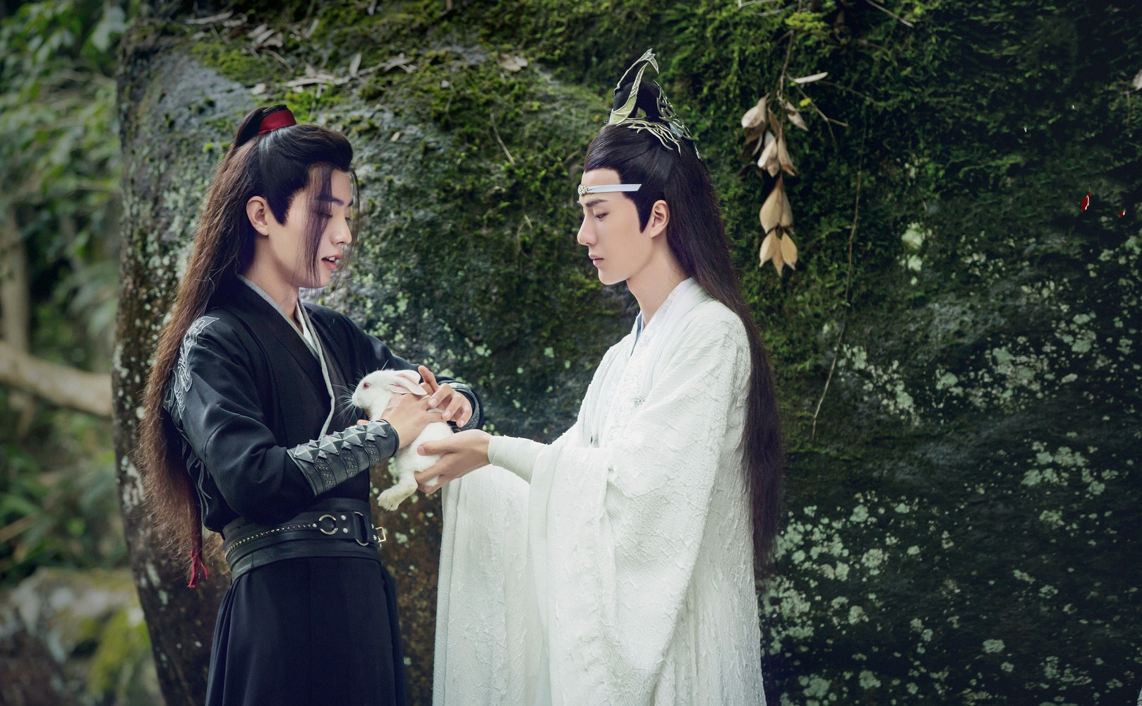 《陈情令》忘羡之携手篇4:金光瑶登门拜访,忘羡山门口抱兔子