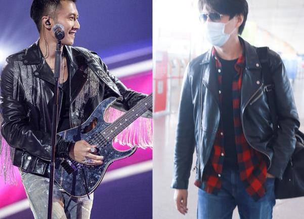 谢霆锋vs靳东皮衣造型,两人年龄只差4岁,但气质差别却很大