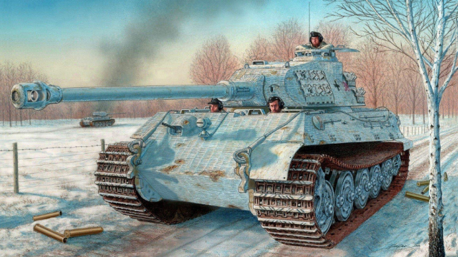 二战时期,德国的虎王坦克真的天下无敌?