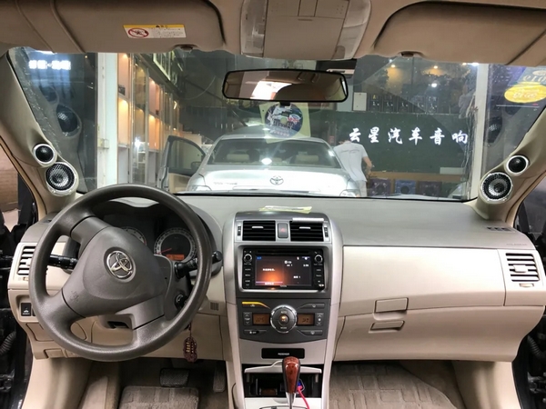 郁南音响改装丰田卡罗拉带来全新听音体验—云星音响