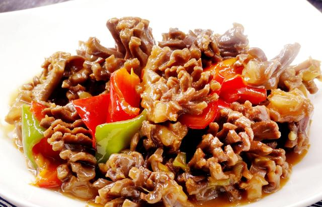 爆炒鸭胗时下锅前要多做1步鸭胗不腥膻不油腻脆嫩柔韧鲜香