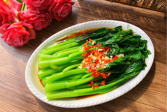只需多加这一步,就能做出清脆爽口,翠绿不变黄的白灼菜心!__财经头条