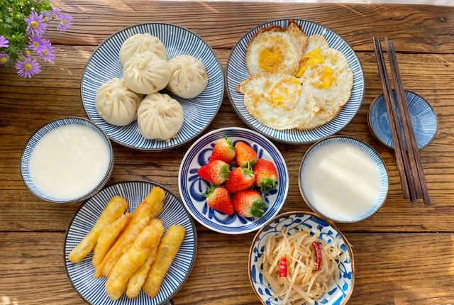 中国早餐吃什么图片