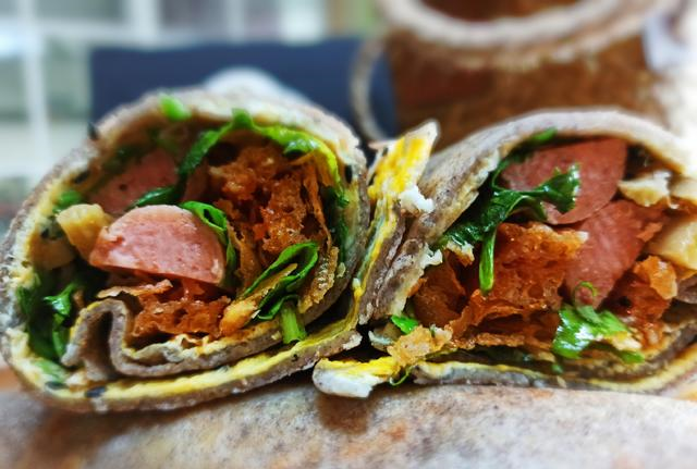 杂粮煎饼家常做法,比例配方详细讲解,酥香脆口,学会可以开店了|杂粮