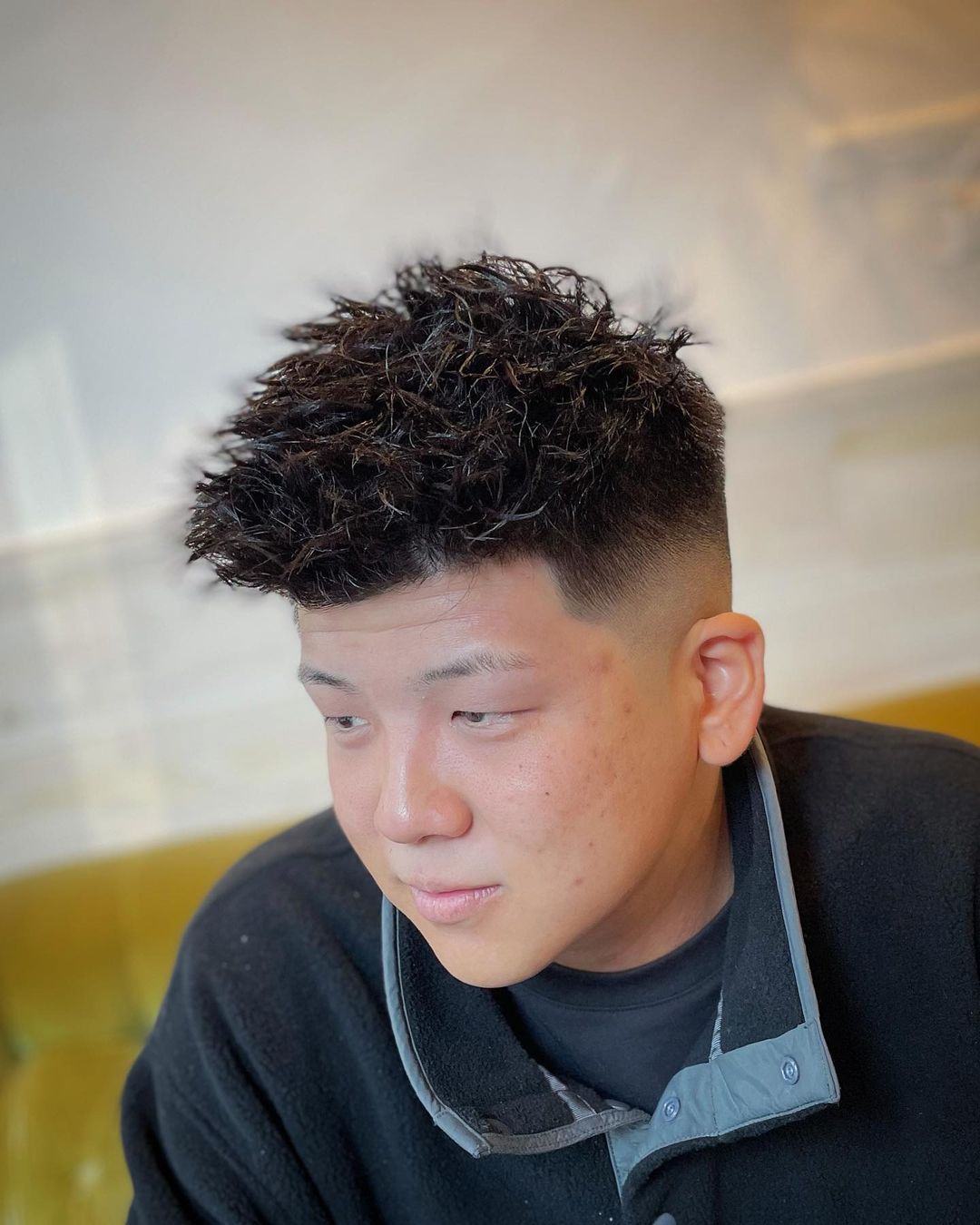 男士发型剪剪烫烫就是不一样没想到这么帅