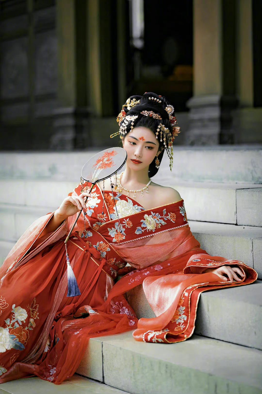 许佳琪古风写真唯美动人美丽端庄神韵就很有味道简直太美啦