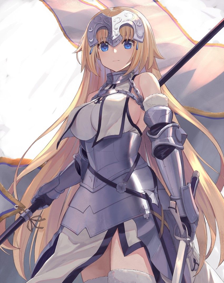 fgo最美的看板娘之一,纯洁无瑕的金发少女贞德