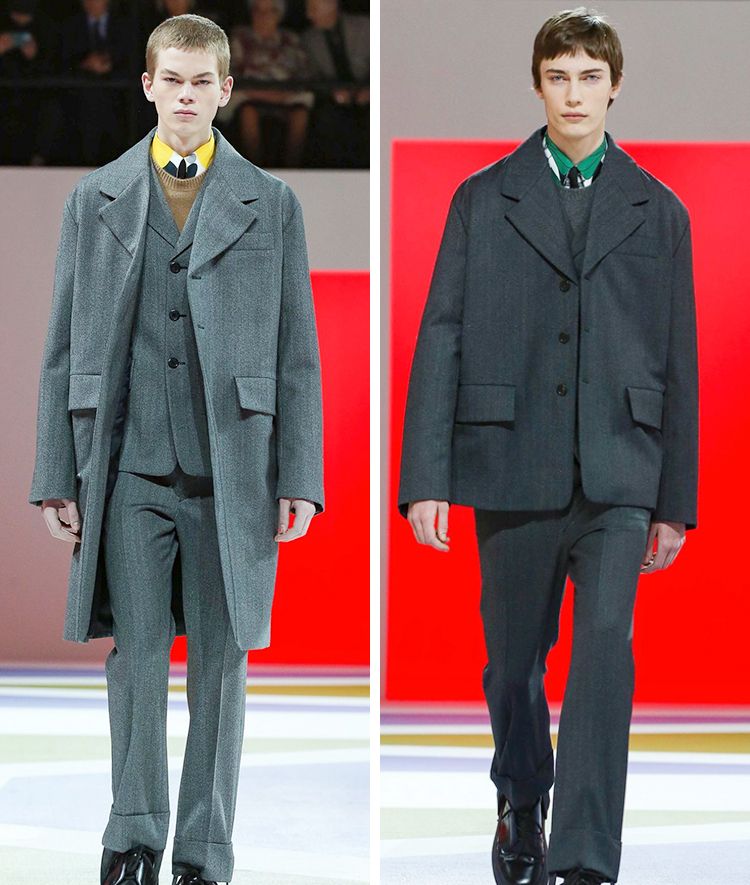 当代智士,优雅冷静,prada 2020 秋冬男装秀