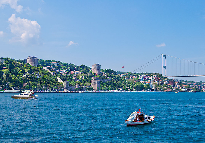 土耳其 伊斯坦布尔 博斯普鲁斯海峡