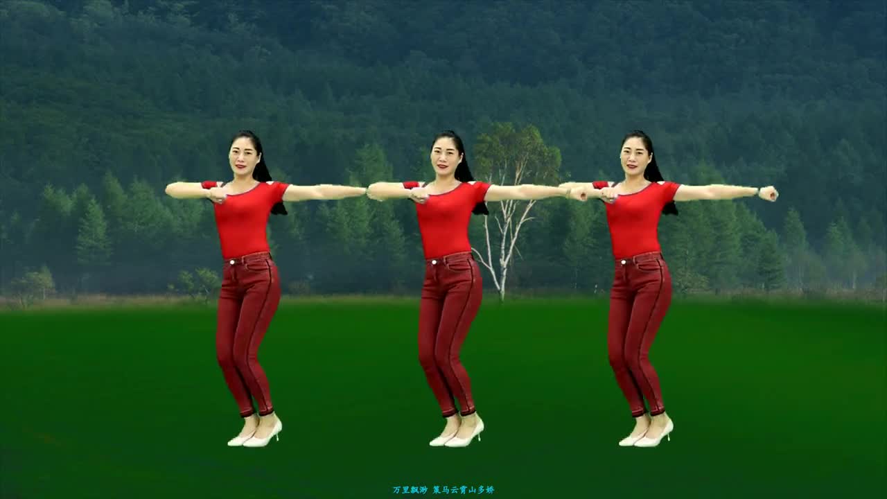 炎热夏天,欢快一曲舞蹈《冷风摇》蹦蹦跳跳,燃脂健腰,简单好看