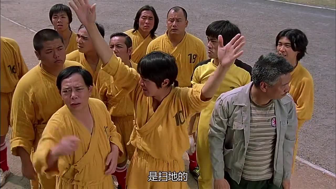 少林足球队初出茅庐,第一场比赛就把对手踢成40比0,太离谱了