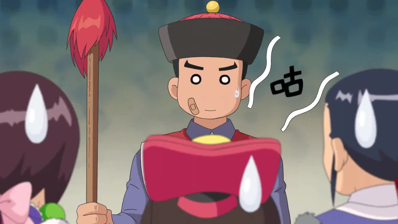 甜心格格:饿了一天,看到好吃的,武状元眼睛都放光了