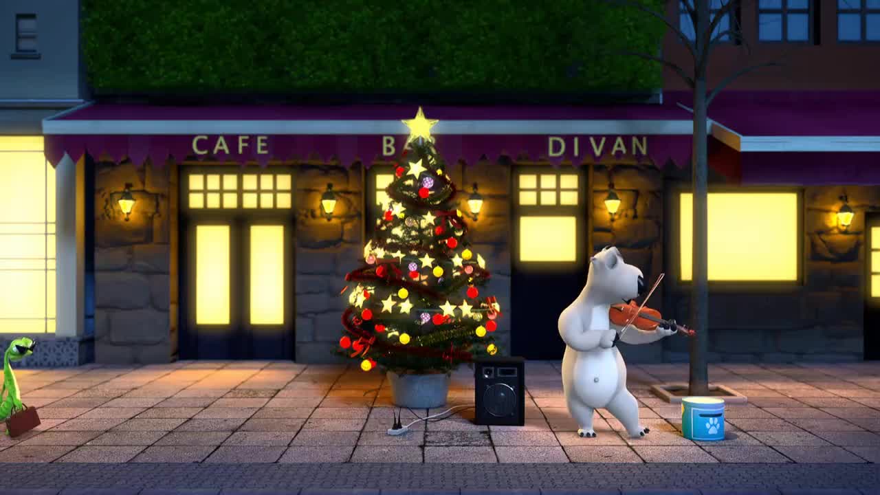 贝肯熊:熊熊真是可爱,还会拉小提琴,大家会给他小费吗