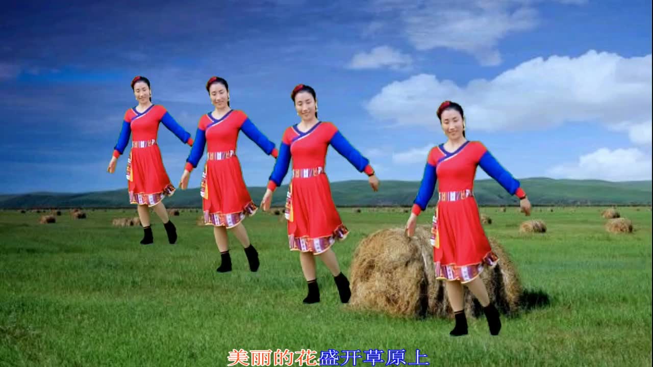 一首天籁民族风《草原姑娘唱情歌》情歌唱给情哥哥,甜蜜陶醉