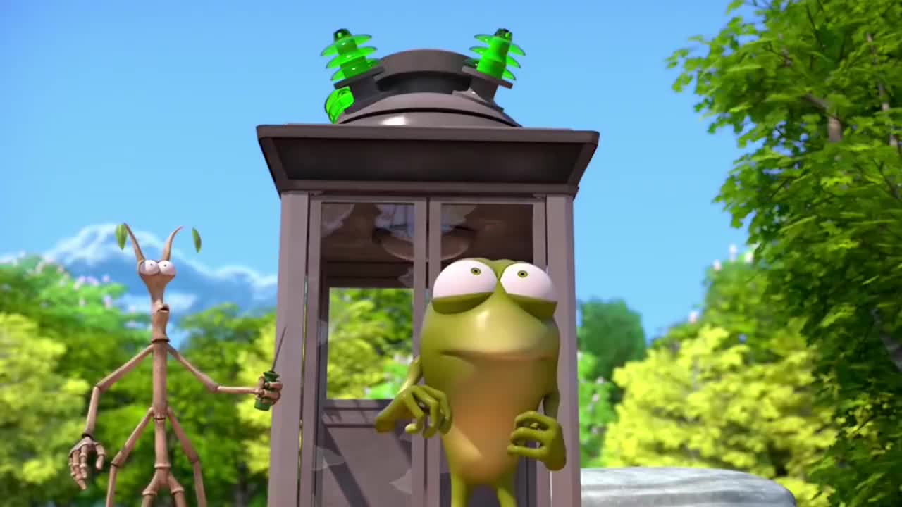 捣蛋猫头鹰变身以后猫头鹰捉虫子方便多了谁会去招惹绿巨鹰呢