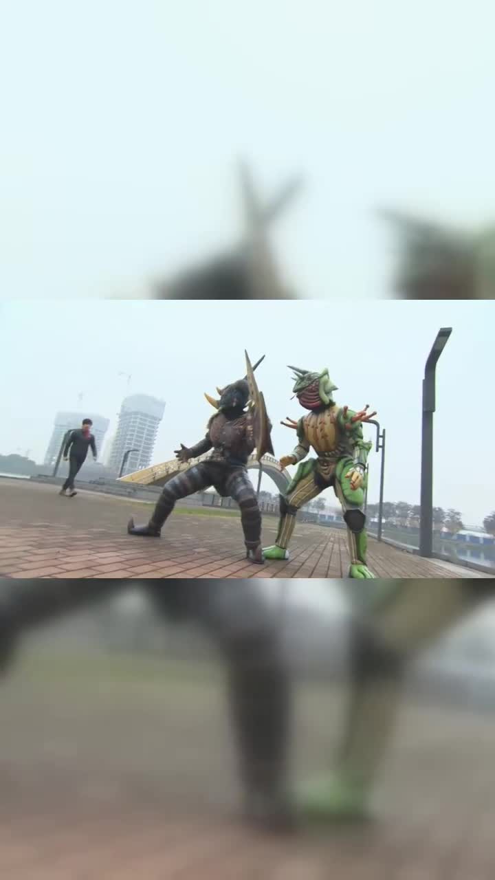 铠甲勇士捕将:僵傀出现,信一赶到与僵傀大战_手机新浪网